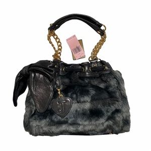 Juicy Couture tote bag shoulder bag gold hardware